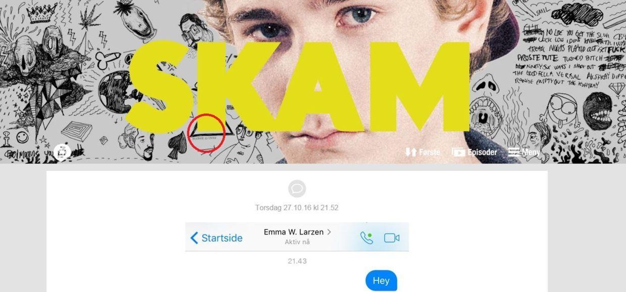 SKAM Logo - Dansk 'Skam'-fan opdager hemmelig kode i seriens logo: Har du også ...