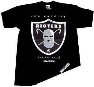 Streetwise Logo - Details About STREETWISE RIOTERS T Shirt STWS Los Angeles Tee Men L 4XL Black New