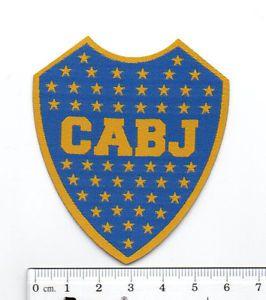 Cabj Logo - Argentina Boca Juniors CABJ soccer football iron-on embroidered ...
