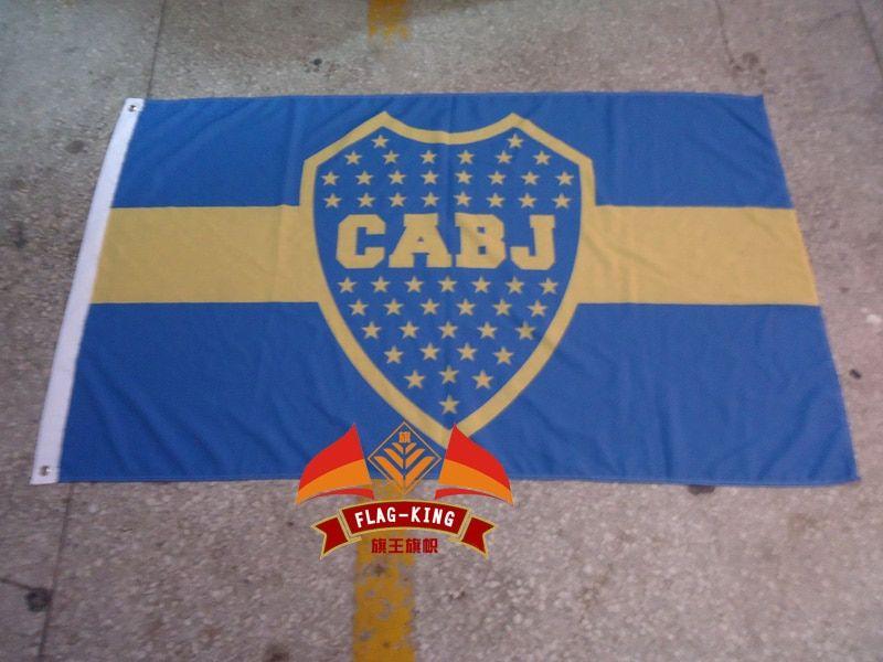 Cabj Logo - CABJ football club logo,Free shipping,100% polyester 90*150cm ...
