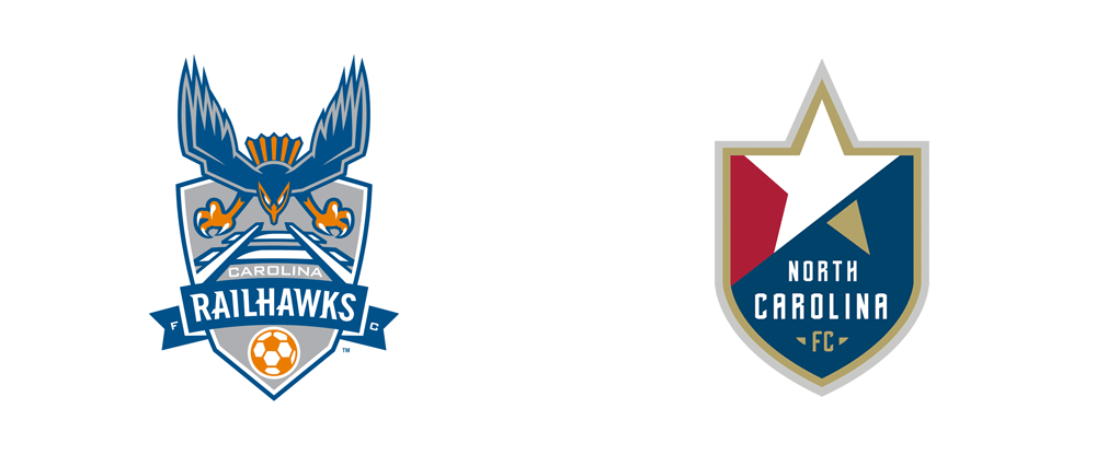 Star-Crossed Logo - Brand New: New Name and Logo for North Carolina FC