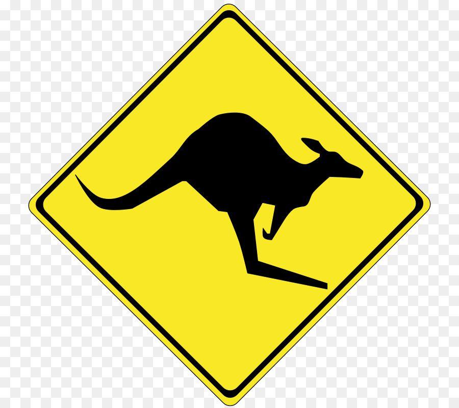 Red Triangle with Kangaroo Logo - Red kangaroo Clip art Of Kangaroos png download*800