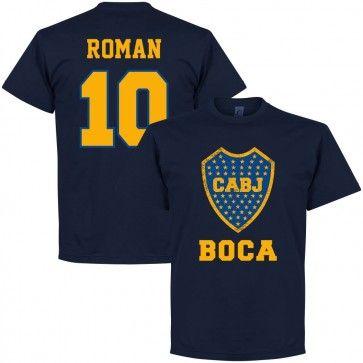 Cabj Logo - Boca Juniors CABJ Logo Roman T Shirt