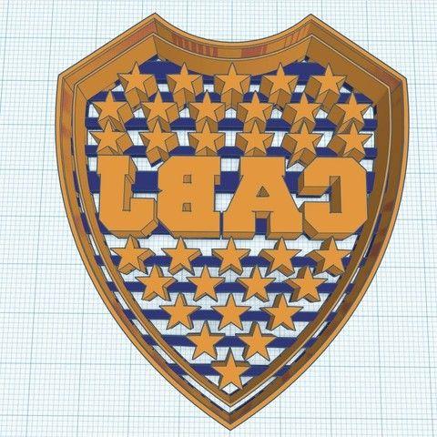 Cabj Logo - STL files CABJ COOKIES CUTTER OR MACE MOUTH SHIELD JUNIOR CABJ ・ Cults