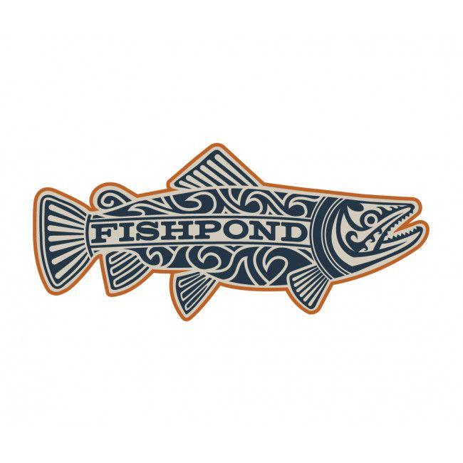 Fishpond Logo - Fishpond Maori Trout Sticker