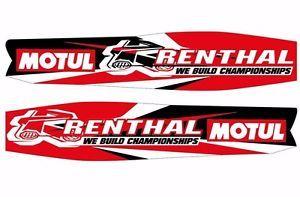 Renthal Logo - Swingarm Motocross Graphic Sticker Logo Adhesive Decal MOTUL ...