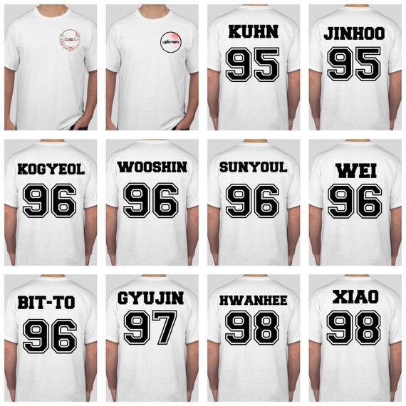 Up10tion Logo - KPOP bias shirt - Up10tion - Jersey Style - Logo