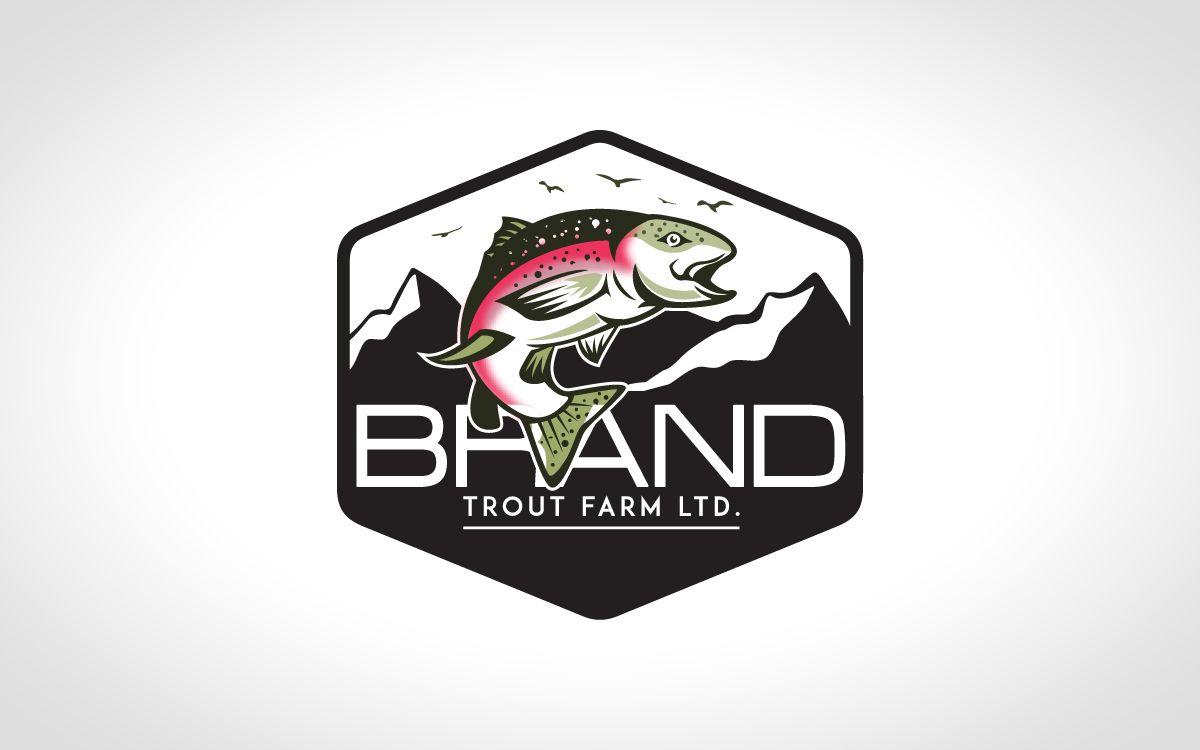 Trout Logo - Trout Logo | Amazing Fishing Logo For Sale - Lobotz