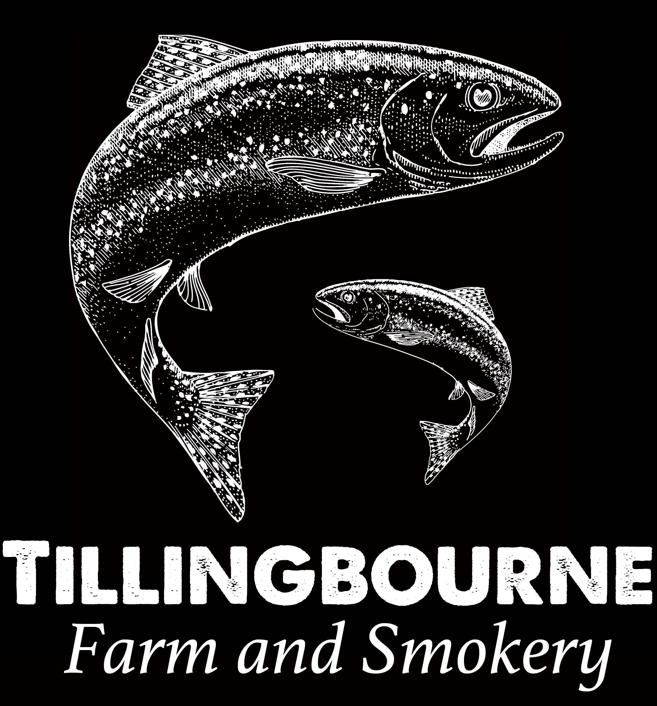 Trout Logo - Tillingbourne Farm and Smokery. Surrey's oldest traditional smoke