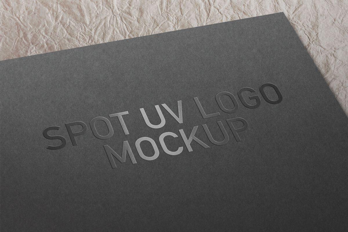 UV Logo - Spot UV Logo Mockup