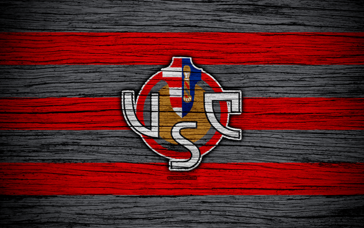 Cremonese Logo - Indir duvar kağıdı US Cremonese, Serie B, 4k, futbol, ahşap doku ...