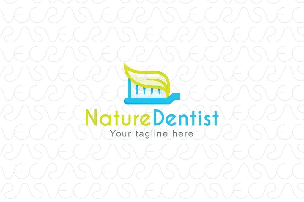 Toothbrush Logo - Nature Dentist - Herbal Dental Paste & Toothbrush Stock Logo ...