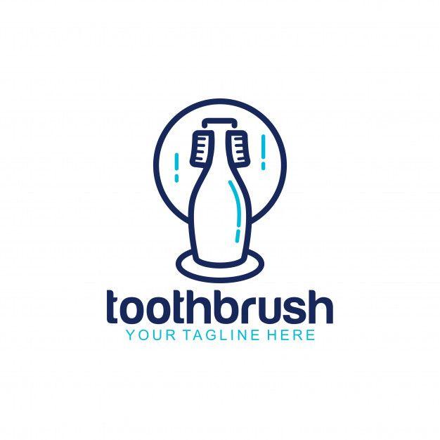 Toothbrush Logo - Toothbrush logo Vector | Premium Download