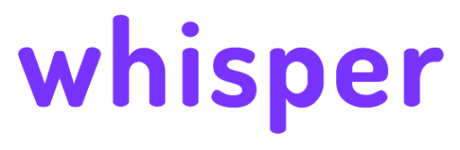 Whisper Logo - Whisper Case Study | Google Cloud