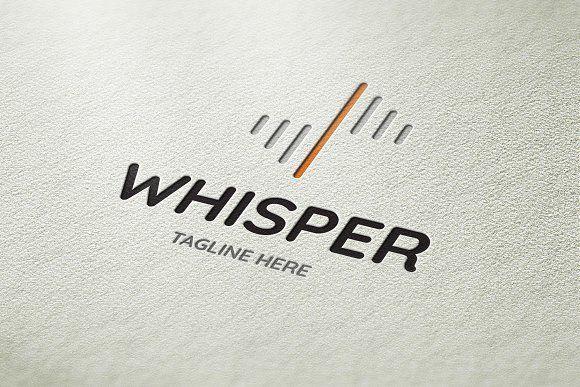 Whisper Logo - Whisper Logo Template Logo Templates Creative Market