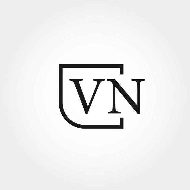 VN Logo - Initial Letter VN Logo Template Design Template for Free Download on ...