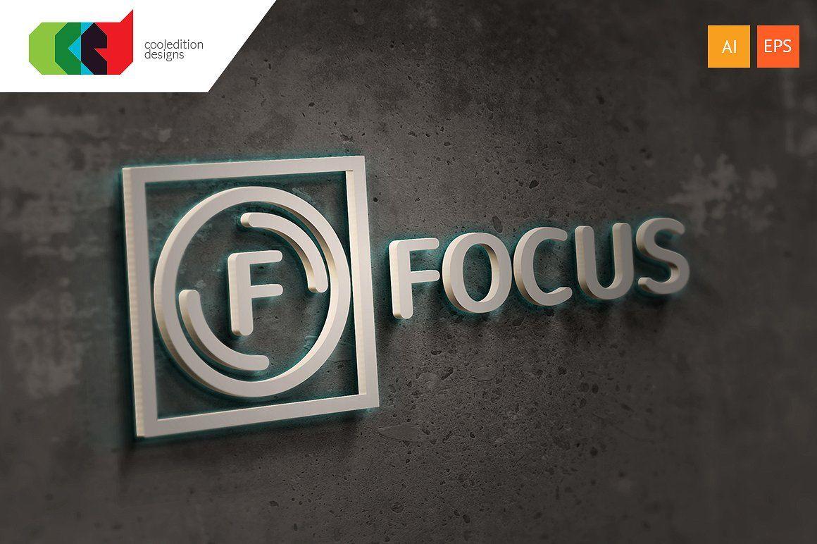 Focus Logo - Focus - Logo Template ~ Logo Templates ~ Creative Market