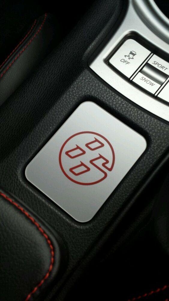 86 Logo - Toyota GT86 None heated seat, silver trim, Red 86 logo emblem centre