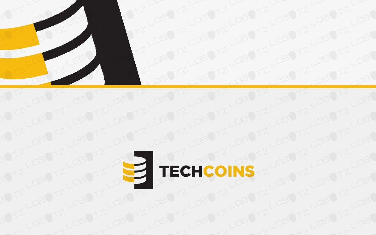 Coins Logo - Creative & Modern Digital Coins Logo For Sale - Lobotz