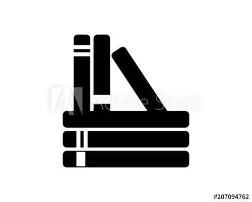 Encylopedia Logo - silhouette book novel author bookstore knowledge encyclopedia