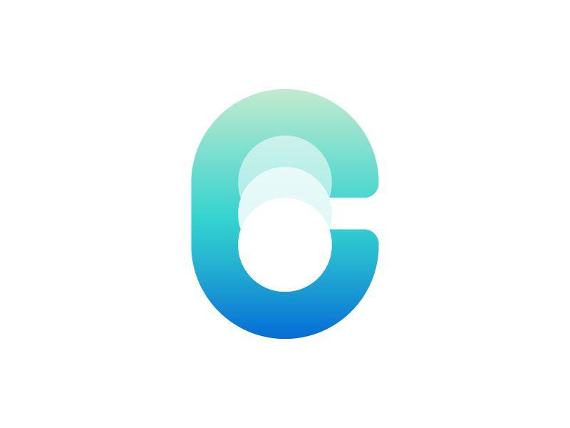 Coins Logo - C for coins. Logo concept for crypto exchange company