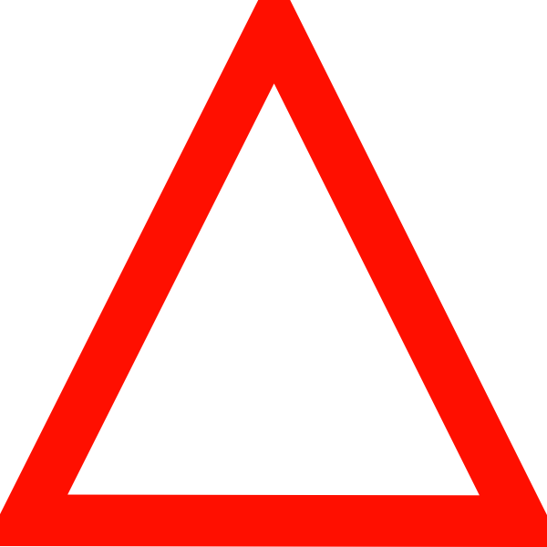 Red Triangle with Kangaroo Logo - Red and white triangle Logos