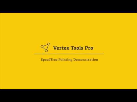 SpeedTree Logo - Vertex Tools Pro // Unity Asset // Speedtree Painting Demonstration