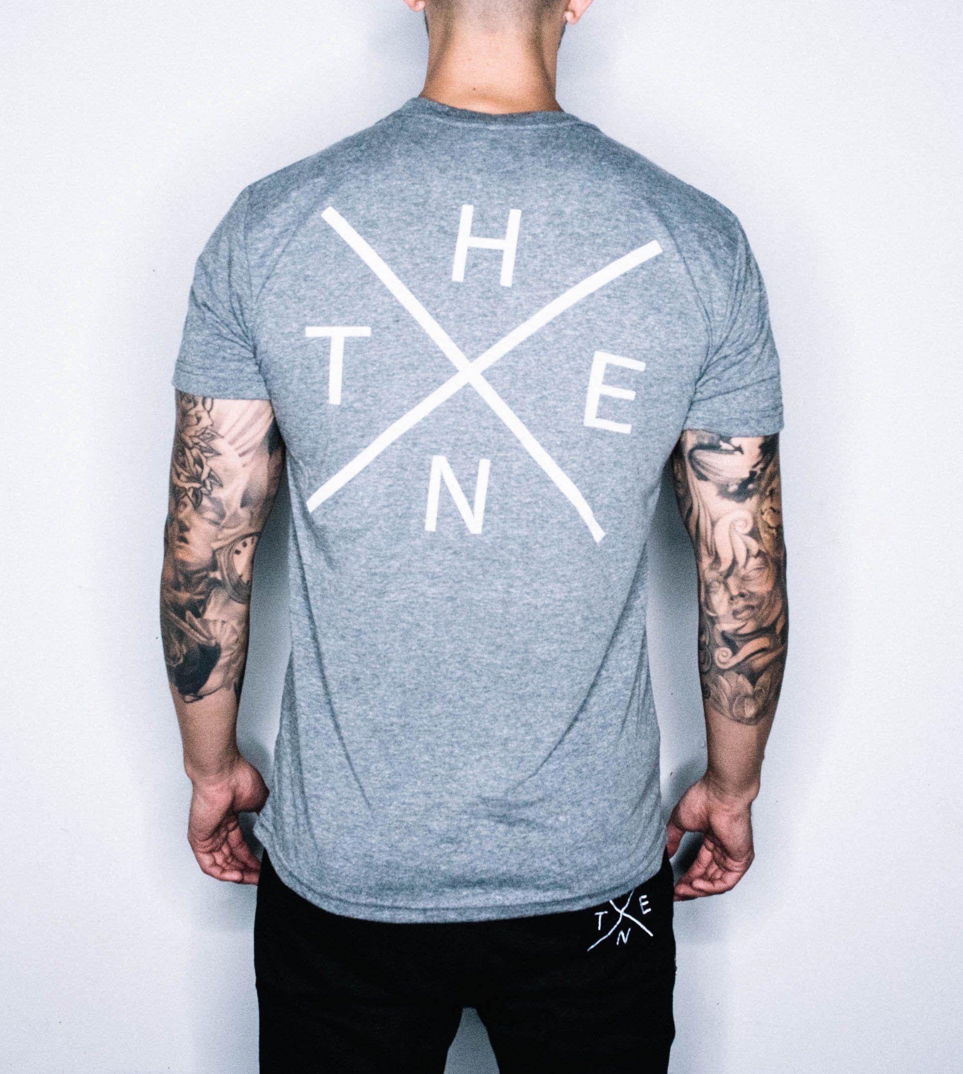 Thenx Logo - THENX GREY TEES (XX LOGO) – ThenX