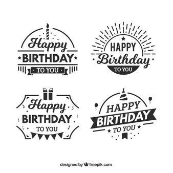 Birthday Logo - Birthday Vectors, Photo and PSD files