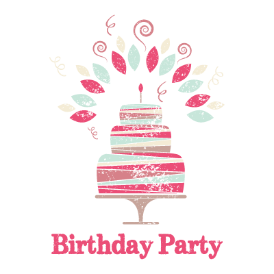 Birthday Logo - Birthday party. Logo Design Gallery Inspiration