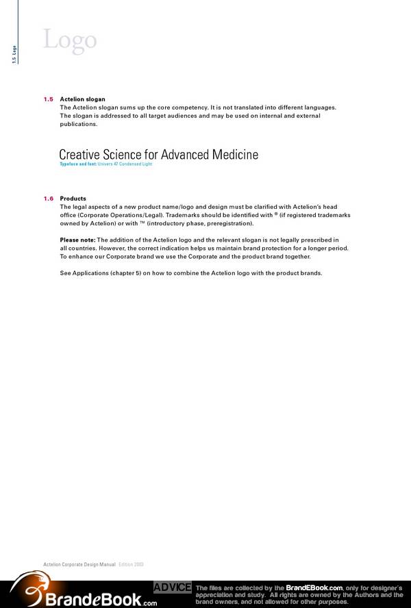 Actelion Logo - Brand Manual Corporate Identity Guidelines PDF Download Categories ...