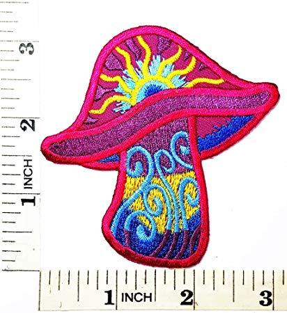 Hippie Logo - Magic Mushroom Peace Logo Hippie Retro Symbol Jacket T