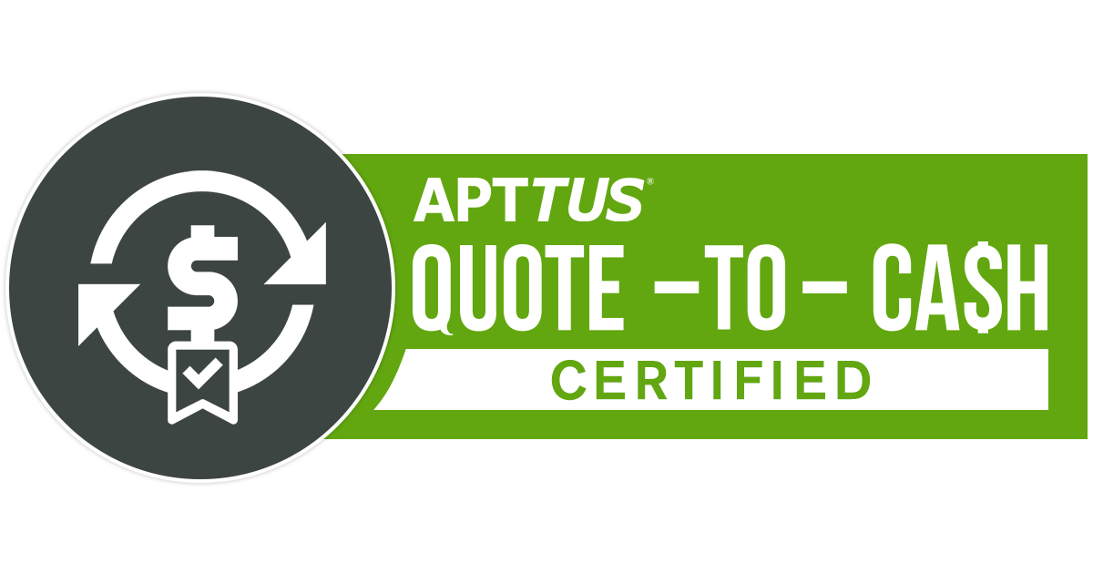 Apttus Logo - Certification FAQ. Quote to Cash Certification