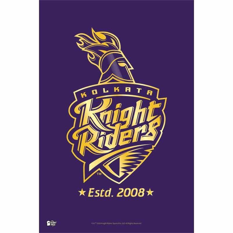 KKR Logo - KKR Logo | Kolkata Knight Riders Posters | The Souled Store