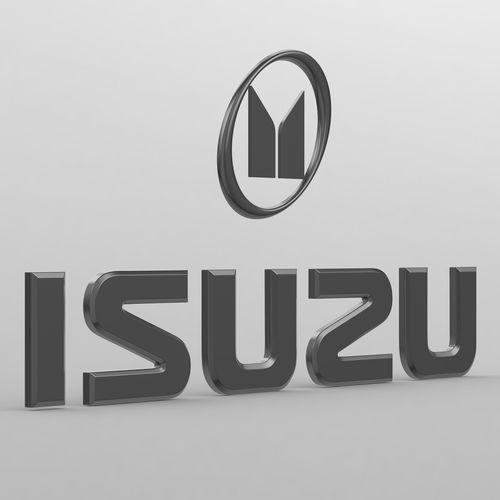 Izusu Logo - isuzu logo high 3D model | CGTrader