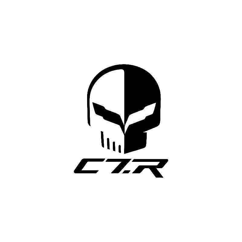 C7.r Logo - Corvette C7r 2 Vinyl Sticker