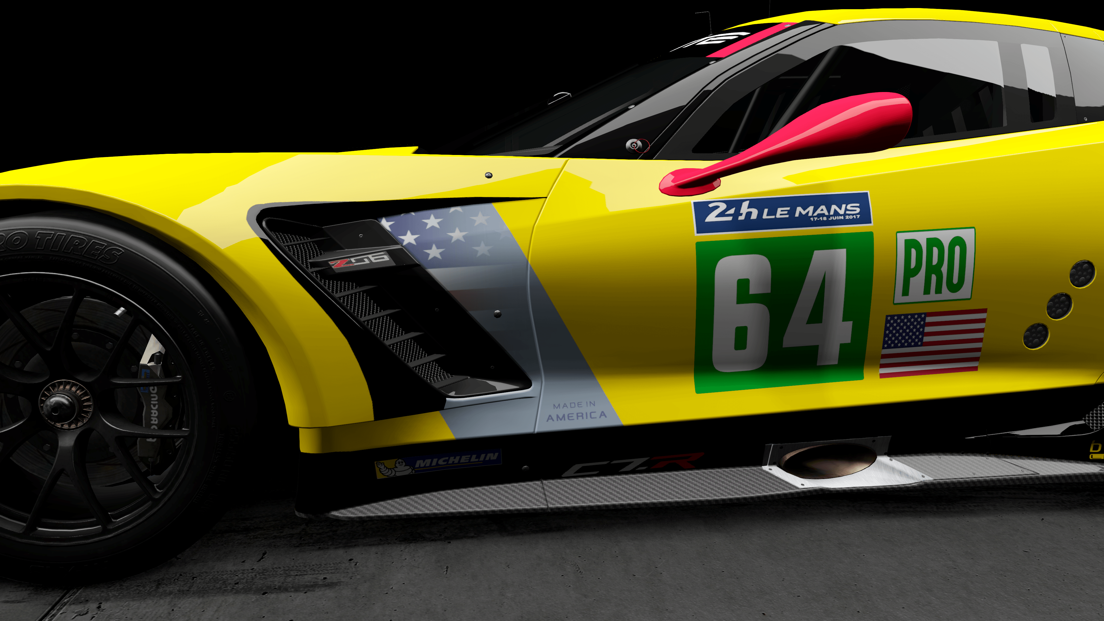 C7.r Logo - 2017 Le Mans #64 Corvette C7.R - Logo | RaceDepartment
