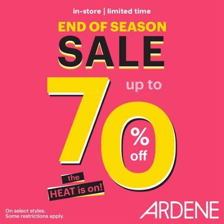Ardene Logo - Lawrence Square ::: End of Season Sale at Ardene up to 70% Off ...