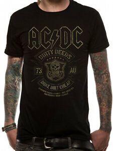 Dirt-Cheap Logo - AC/DC Dirty Deeds Done Dirt Cheap T-Shirt OFFICIAL All Sizes Logo ...