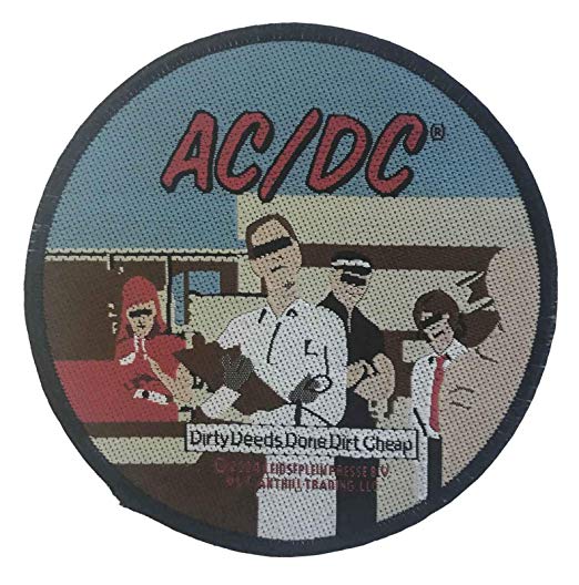 Dirt-Cheap Logo - Amazon.com: Ac/Dc Patch Dirty Deeds Done Dirt Cheap Band Logo ...