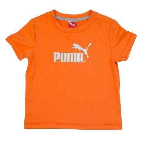 Dirt-Cheap Logo - Puma Orange T-Shirt Core Logo Dirt-Cheap