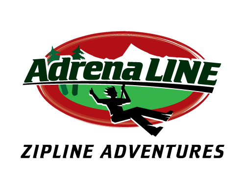 Zipline Logo - Adrena LINE | Vancouver Island's Only Canopy Zipline Tour!