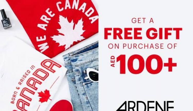 Ardene Logo - Spend 100 and get your Canada Day looks with a FREE gift Offer at
