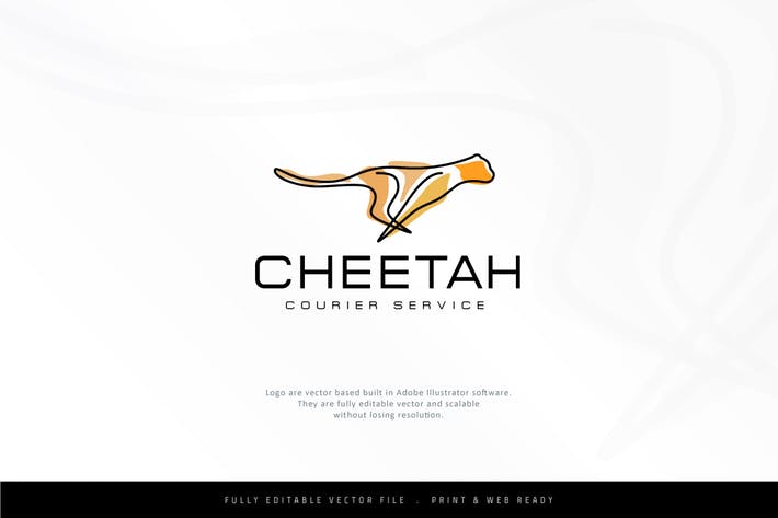 Cheetah Logo - Abstract Cheetah Logo by designhatti on Envato Elements