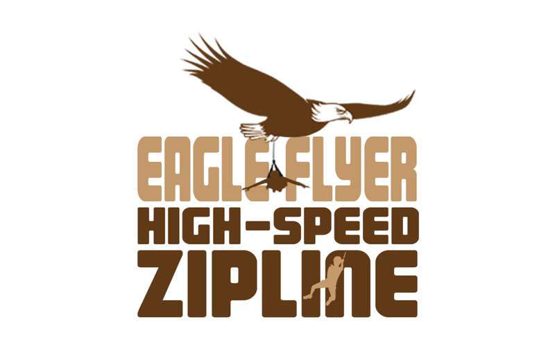 Zipline Logo - Eagle Flyer - A High-Speed Zipline With Spectacular Mountain Views ...