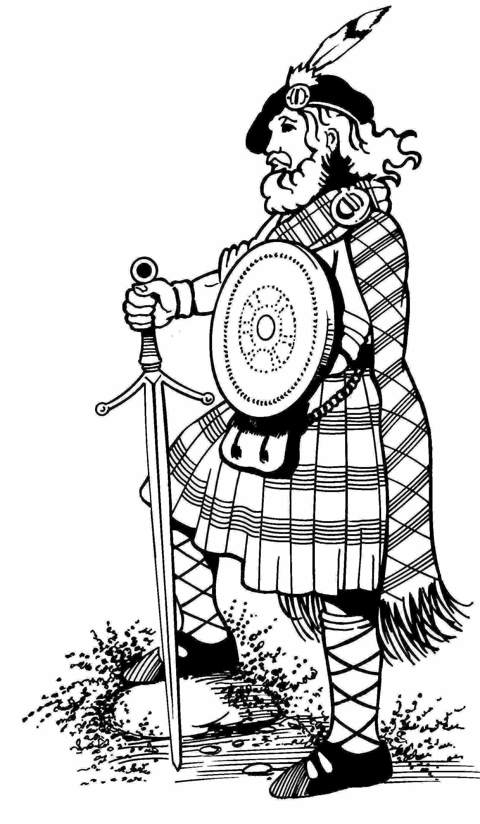 Highlander Logo - Angus The Highlander Logo! Highlander Tartan Wear