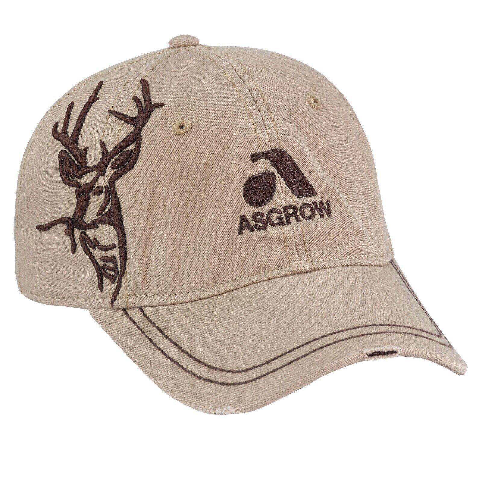 Asgrow Logo - ASGROW Soybeans SAND DRI DUCK DEER Trademark AG23 Logo CAP HAT NEW ...