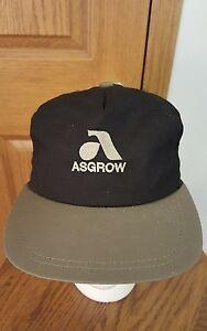 Asgrow Logo - Asgrow Soybean Seed Hat Cap Logo Black And Gray