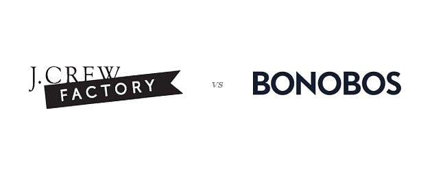 Bonobos Logo - J. Crew Factory vs. Bonobos