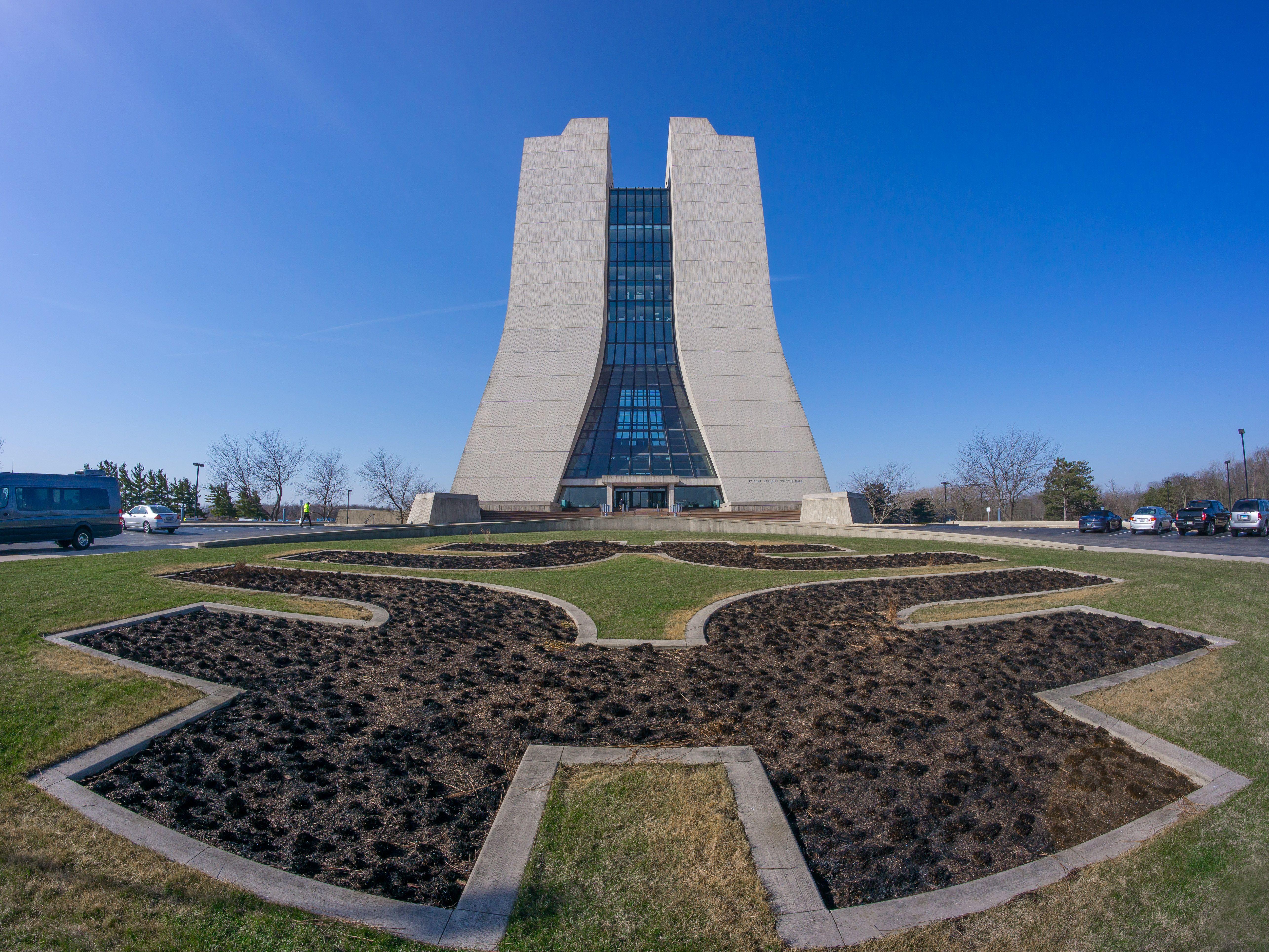 Fermilab Logo - New perspective (on Wilson Hall) | News